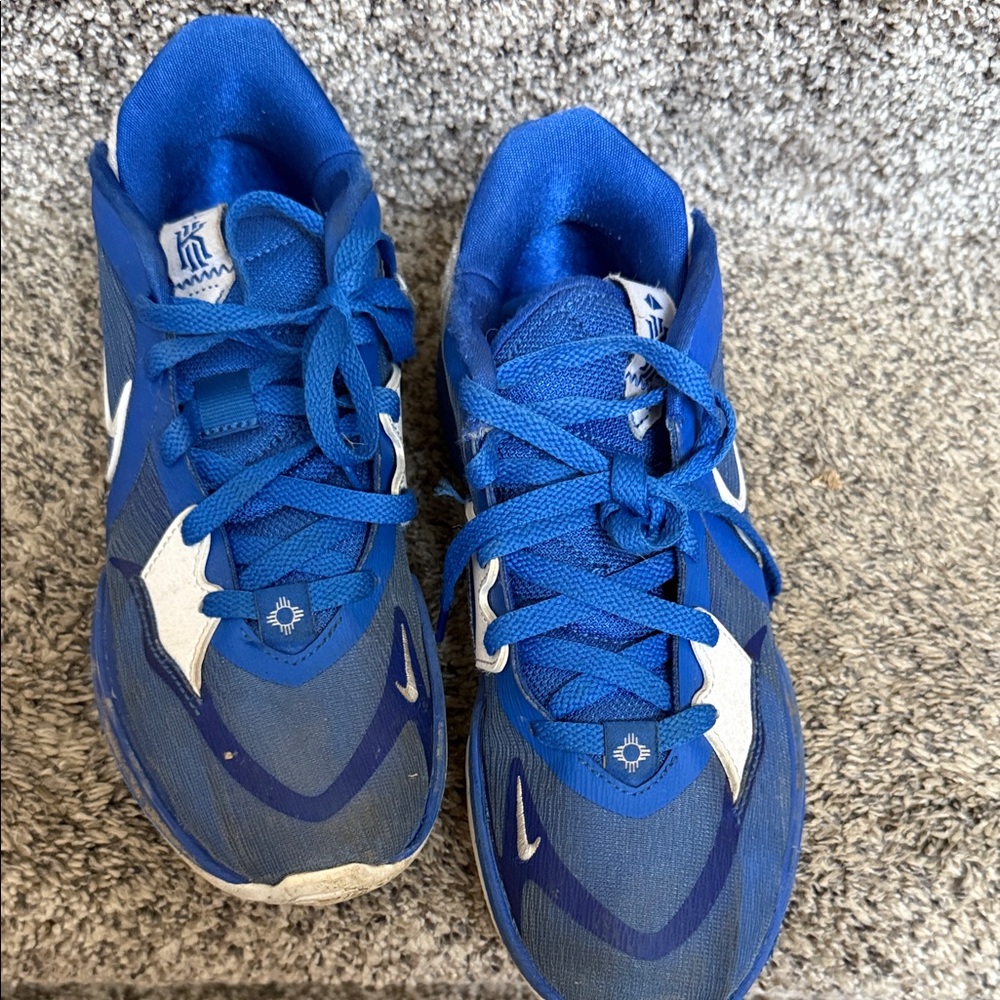 Nike Kids Blue and White Sneakers
